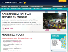 Tablet Screenshot of education.telethon.fr