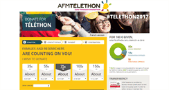 Desktop Screenshot of donate.telethon.fr