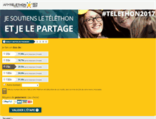 Tablet Screenshot of donate.telethon.fr